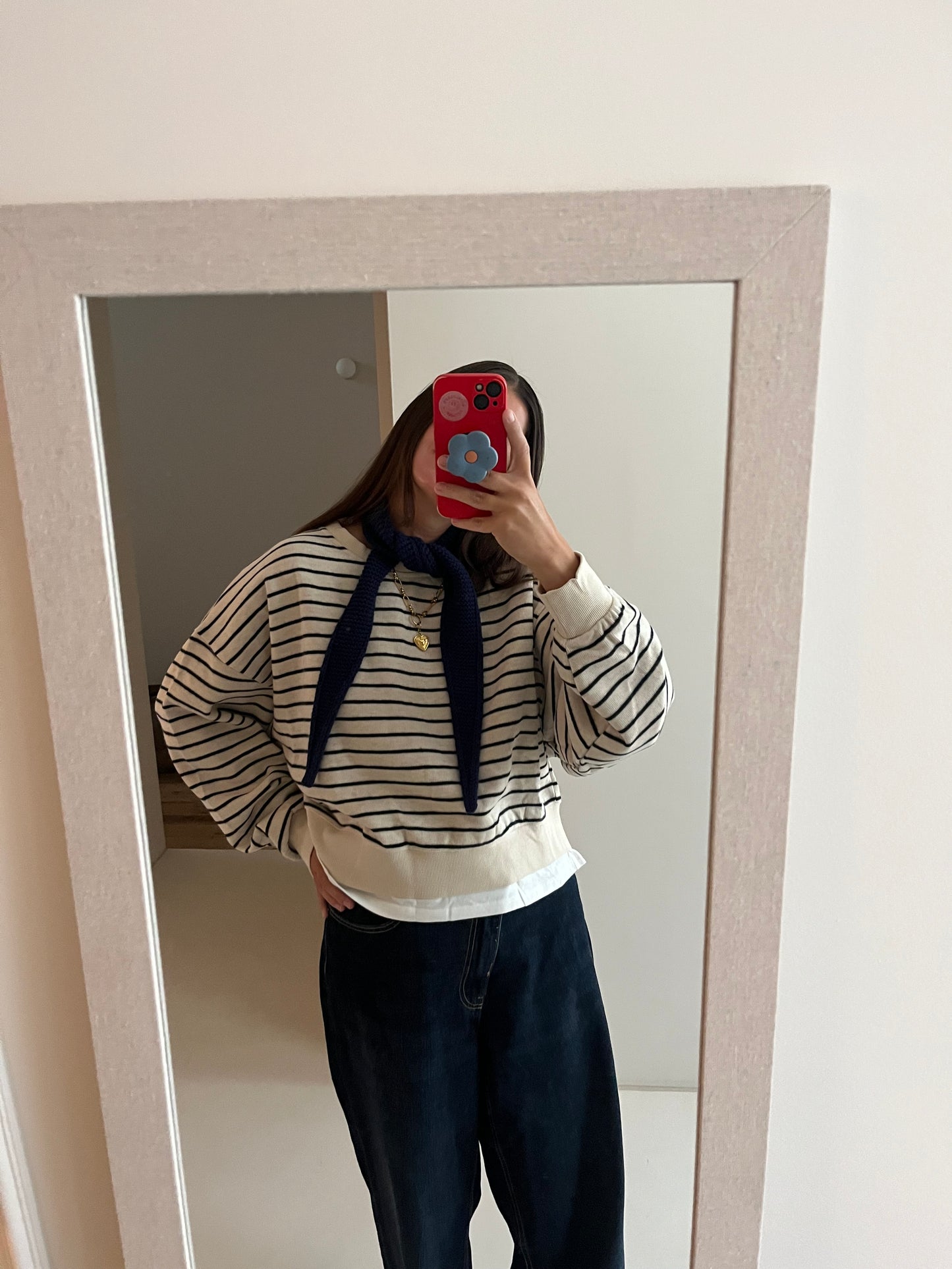 Striped sweatshirt