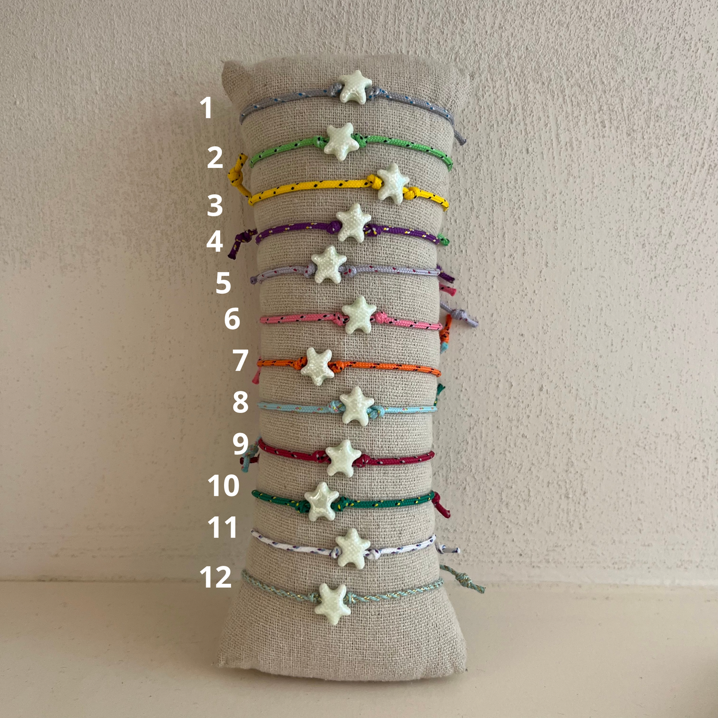 Green star bracelet