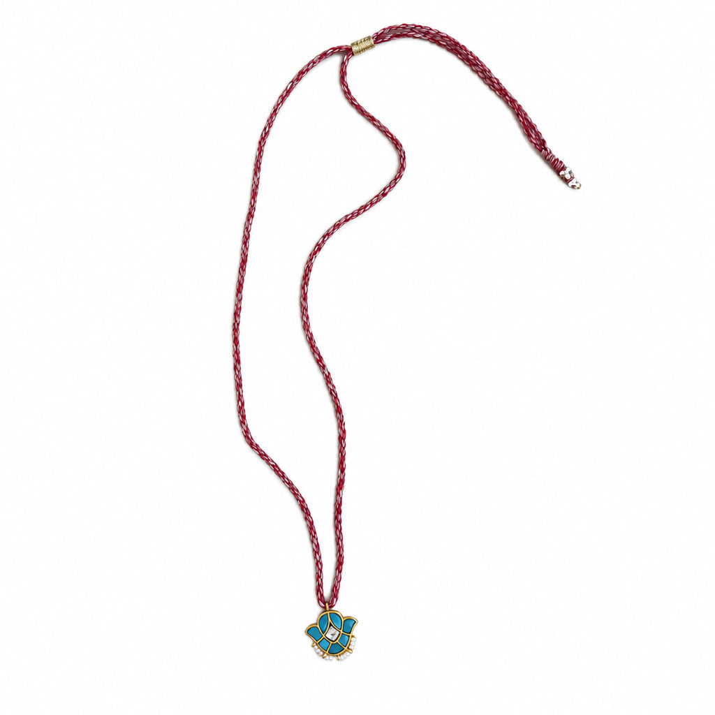 Long flower necklace