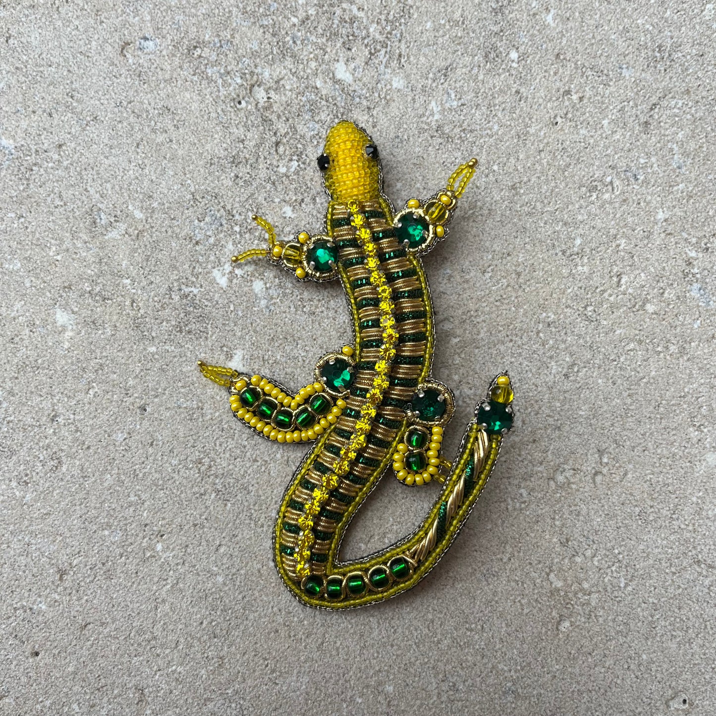 Lizard brooch