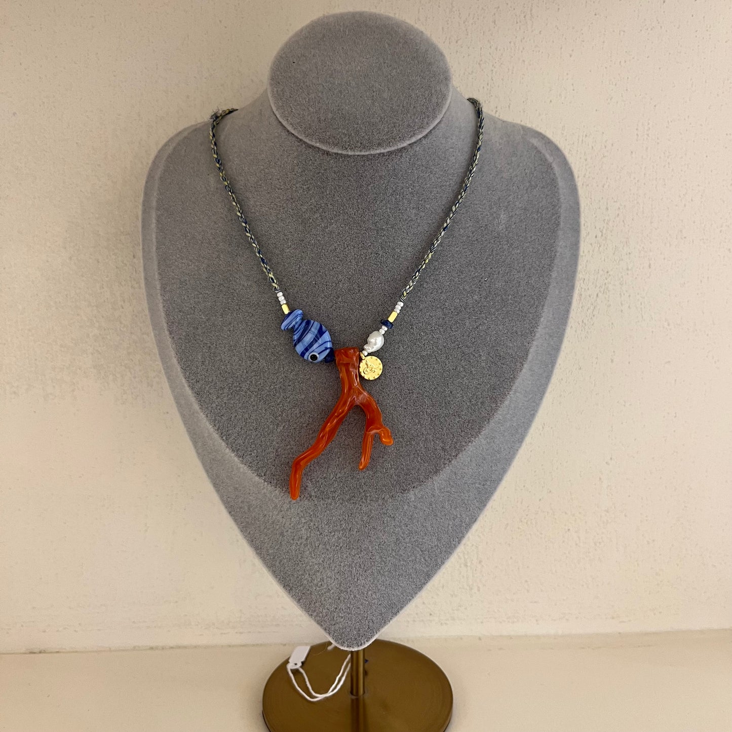Coral fish necklace