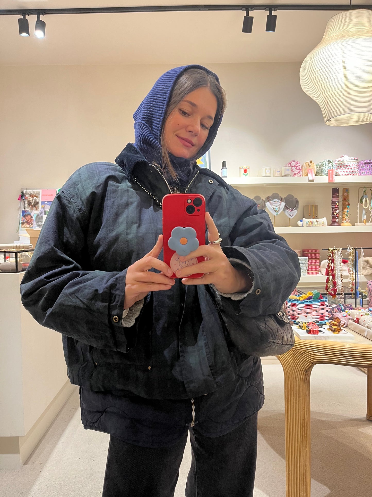 Balaclava scarf navy