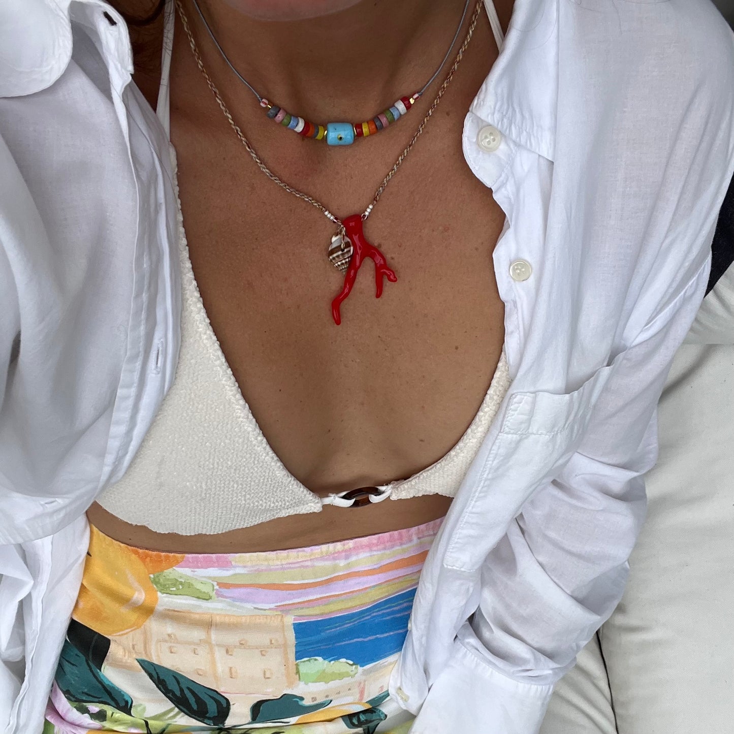 red coral necklace