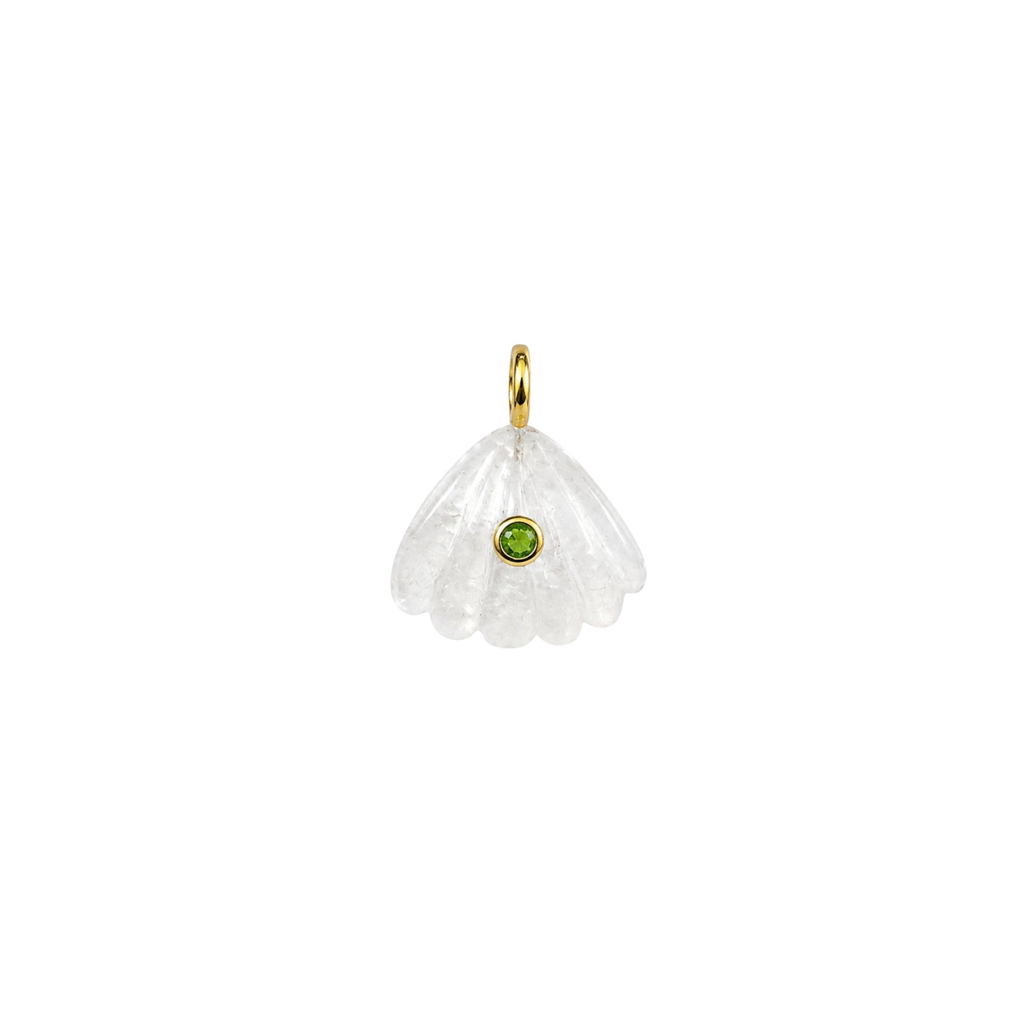 white shell charm