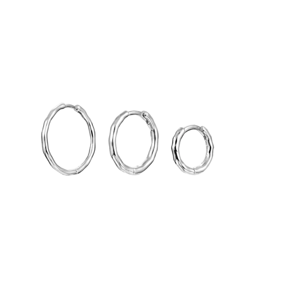 Bamboo hoop silver