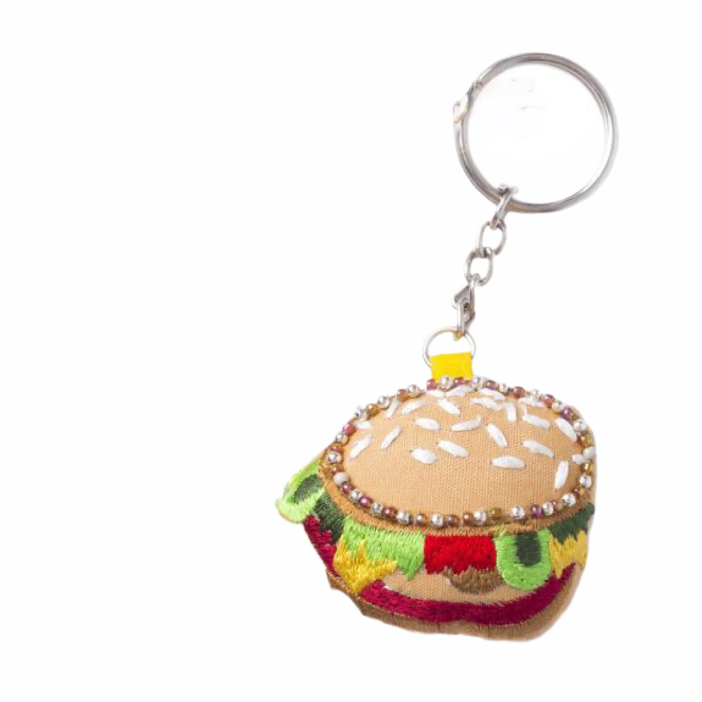 Burger key chain
