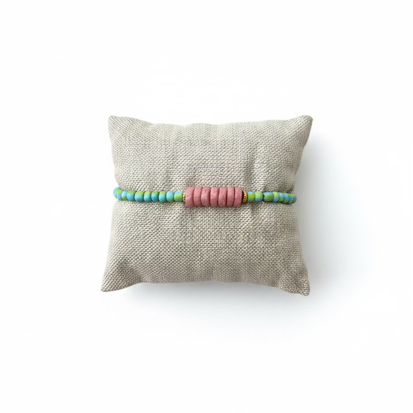pink surf bracelet