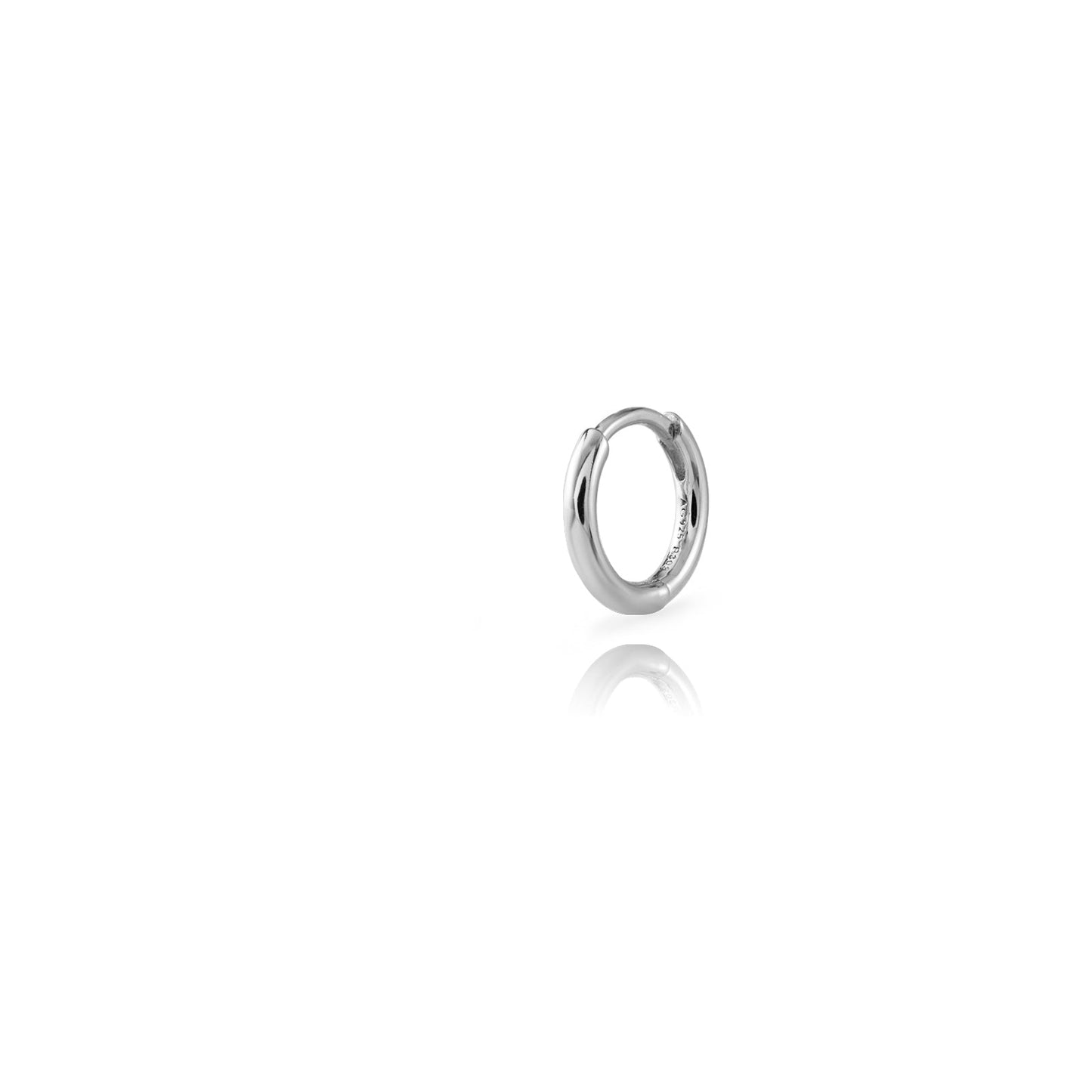 Simple hoop silver (11 mm)
