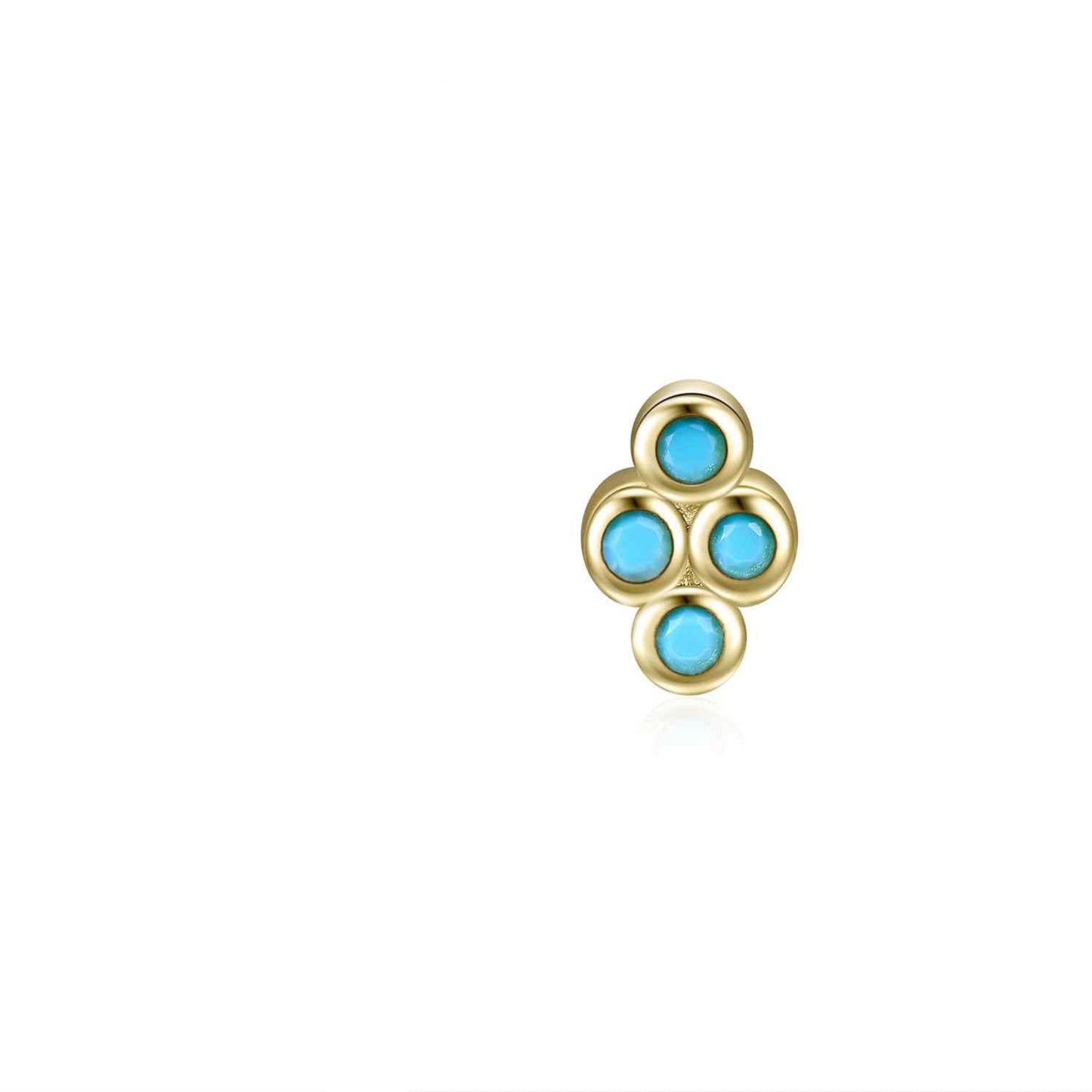 Mini Turquoise stud