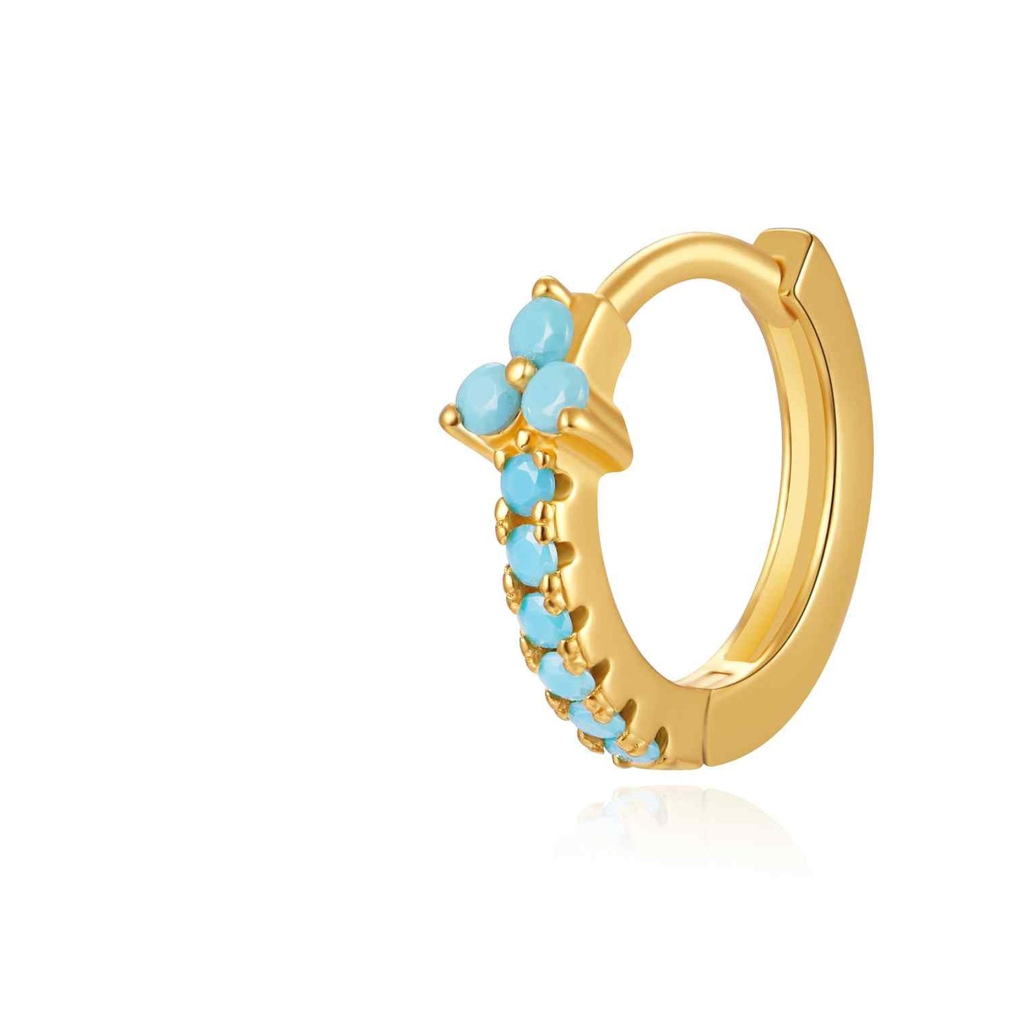 Turquoise hoop