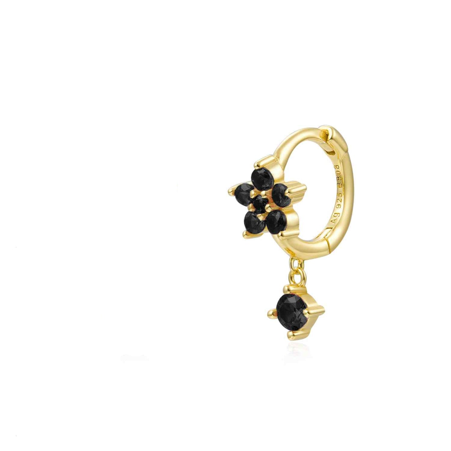Flower hoop black
