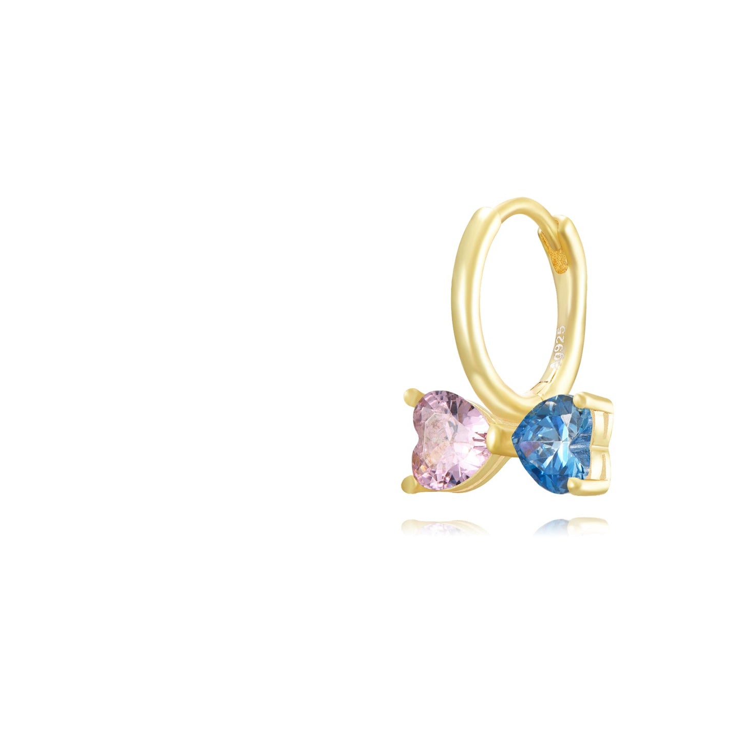 Bow hoop gold multi