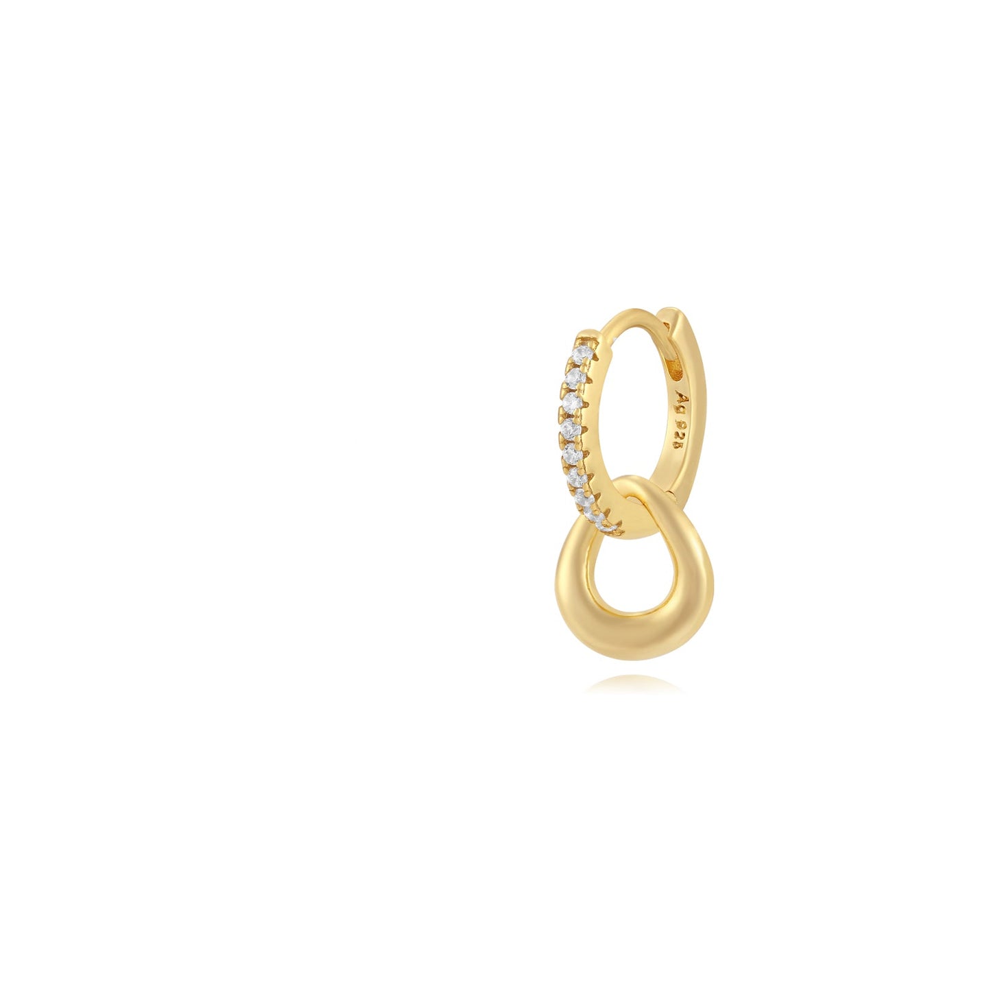 Double hoop gold