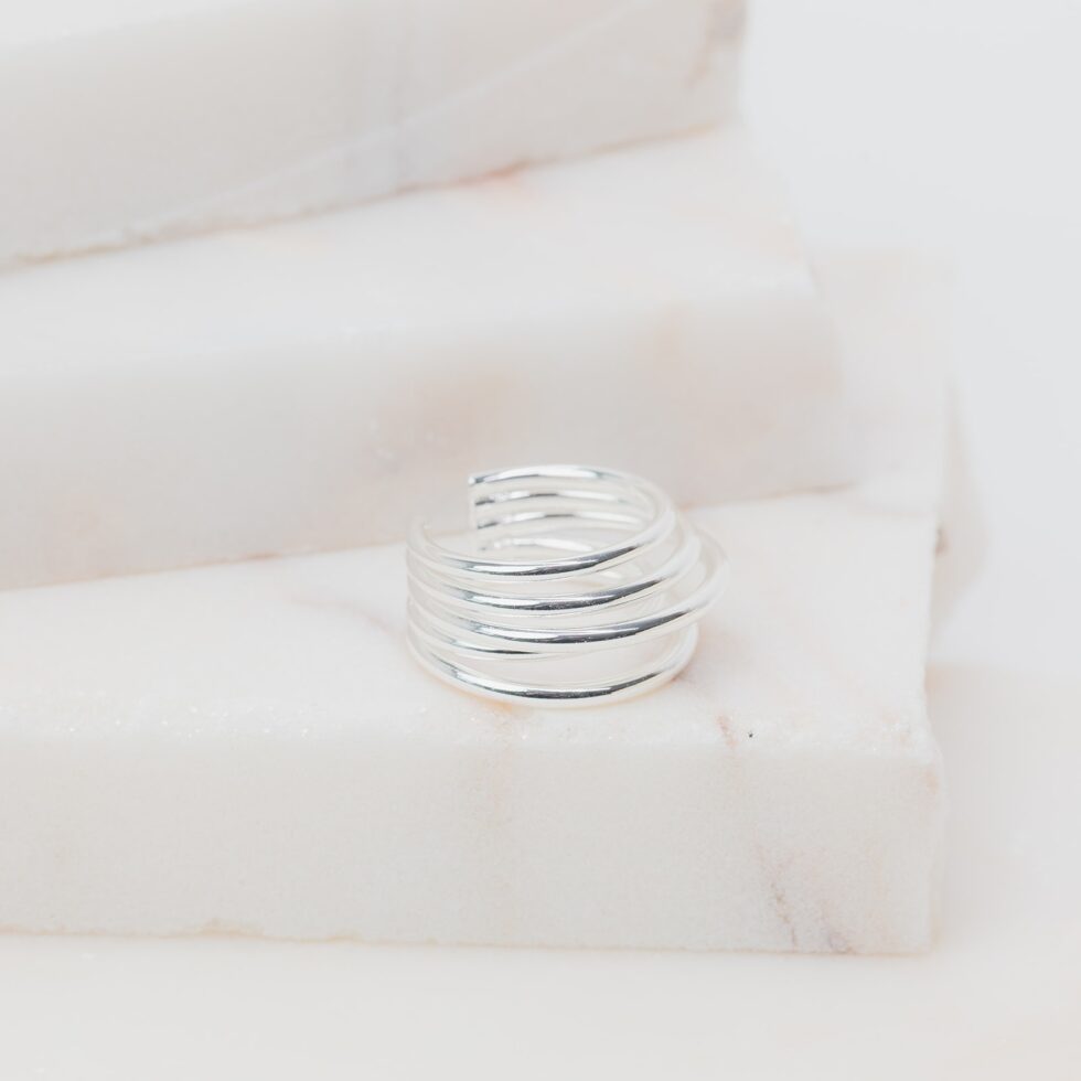 Luna ring silver