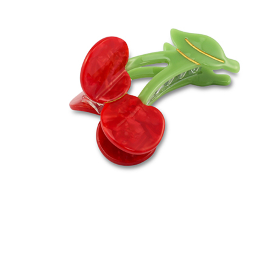 cherry hair clip