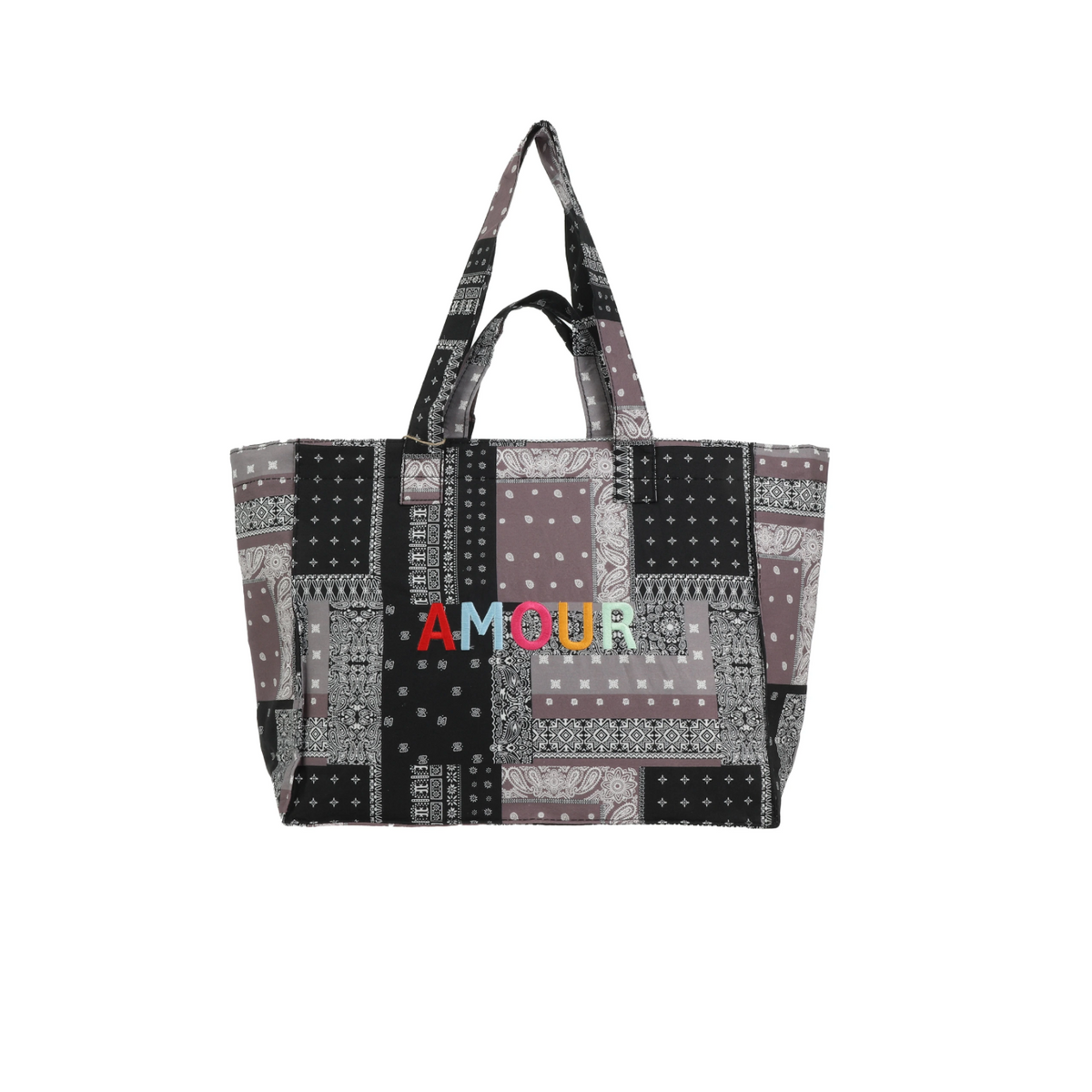 Amour bandana bag black