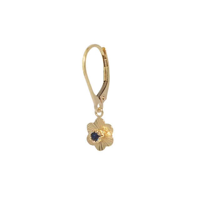 Midnight hoop 9k gold