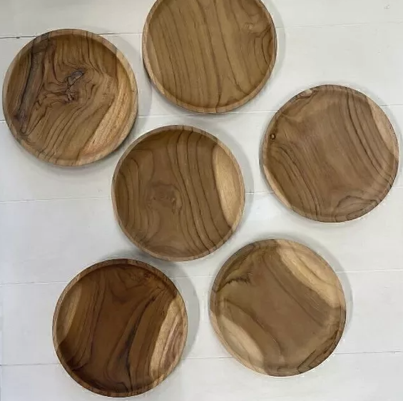 Teak plate