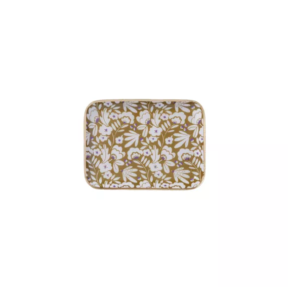 Iris Metal enamal plate