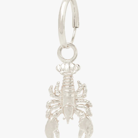 Lobster hoop silver
