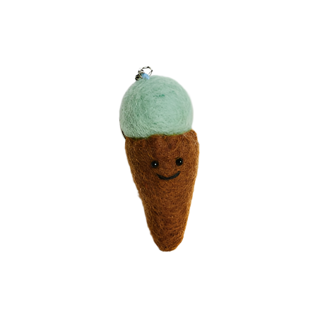 Ice cream key chain