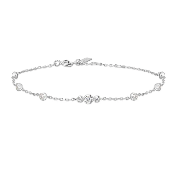 Sparkling bracelet silver