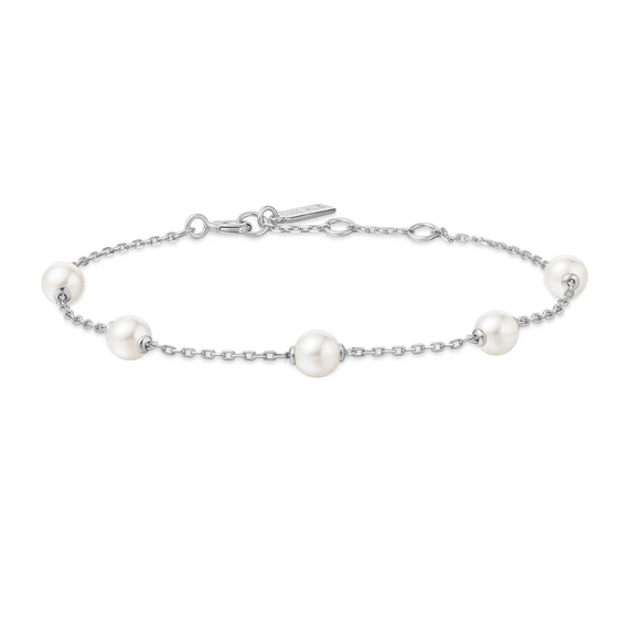 Pearl bracelet silver