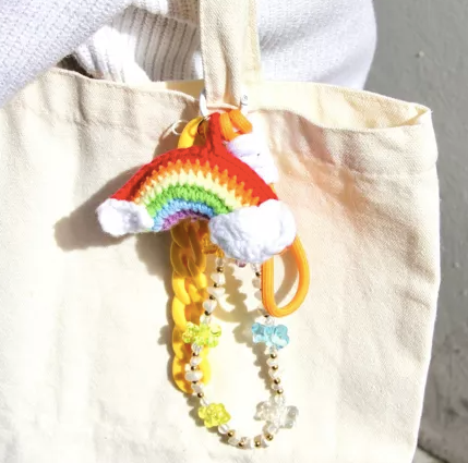 Rainbow key chain