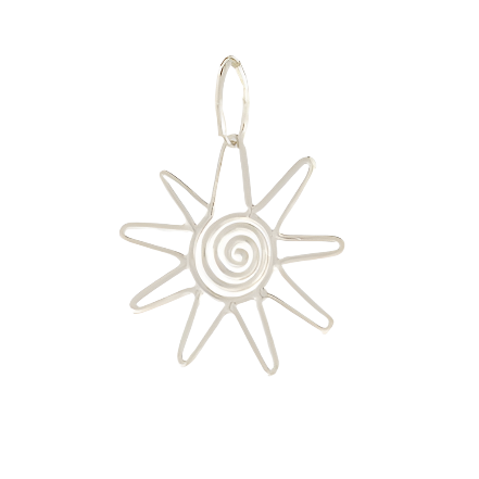 Sol hoop silver