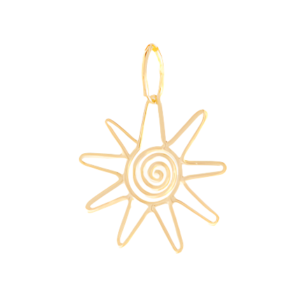 Sol hoop gold