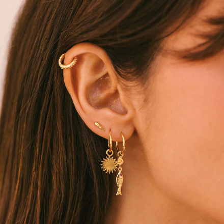 Sardhina hoop gold