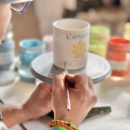 Small Ceramic Flower plate