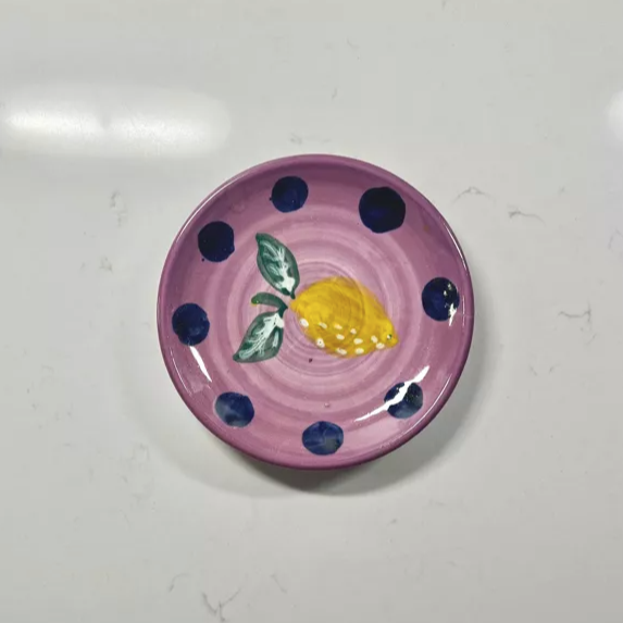 Small lemon plate