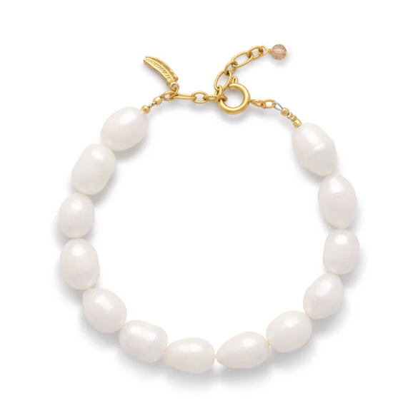 Cloudy pearl bracelet