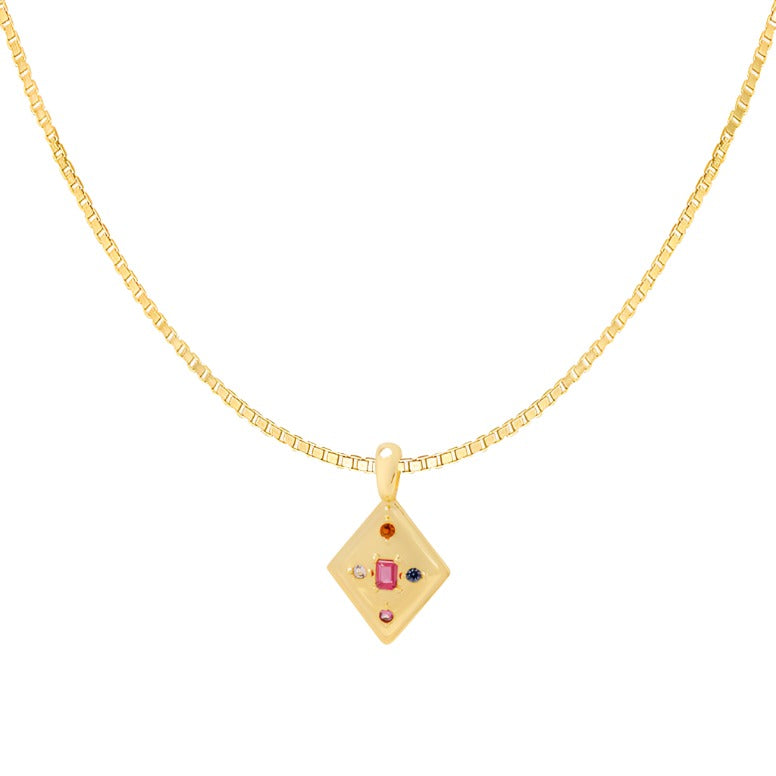Radiant necklace gold