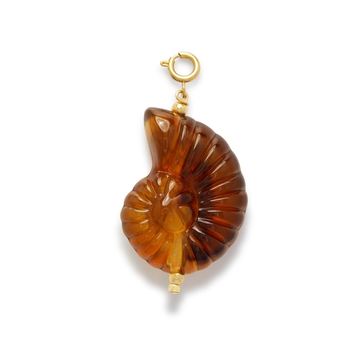 Shell charm brown