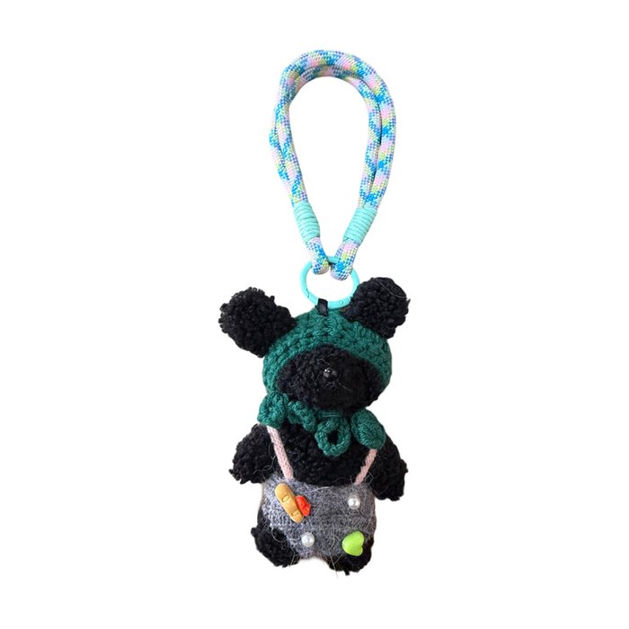 Teddy key chain black