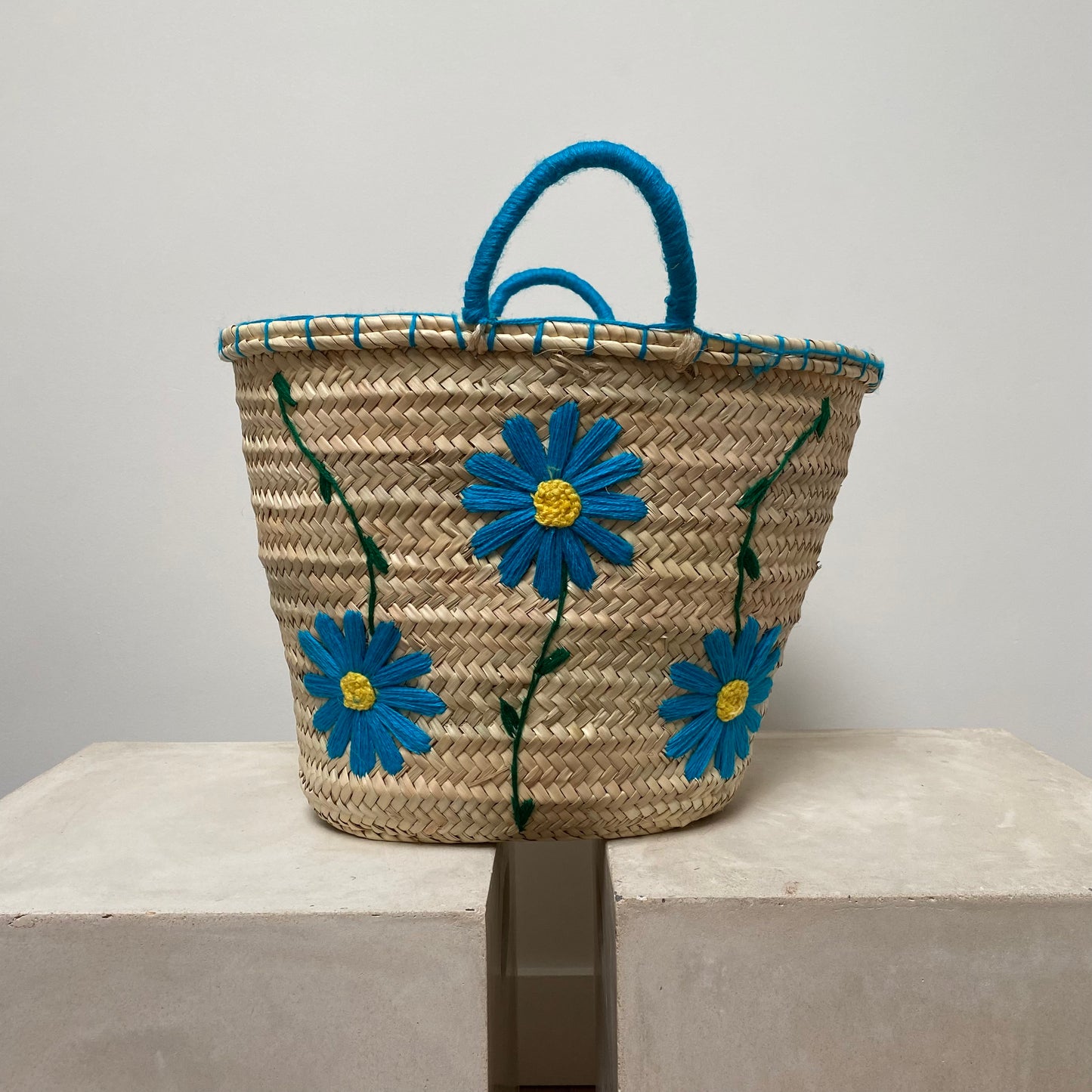 Blue flower bag