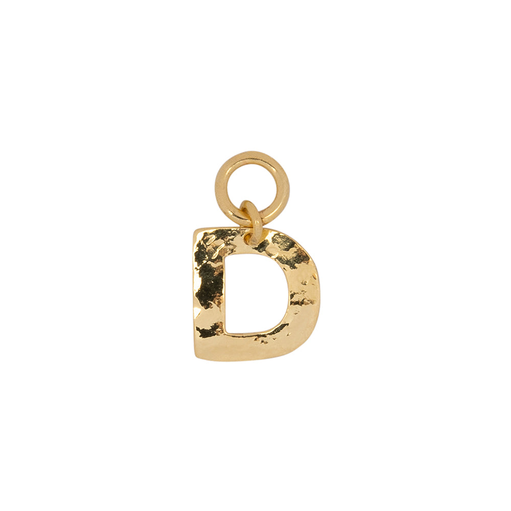 Letter Charm gold