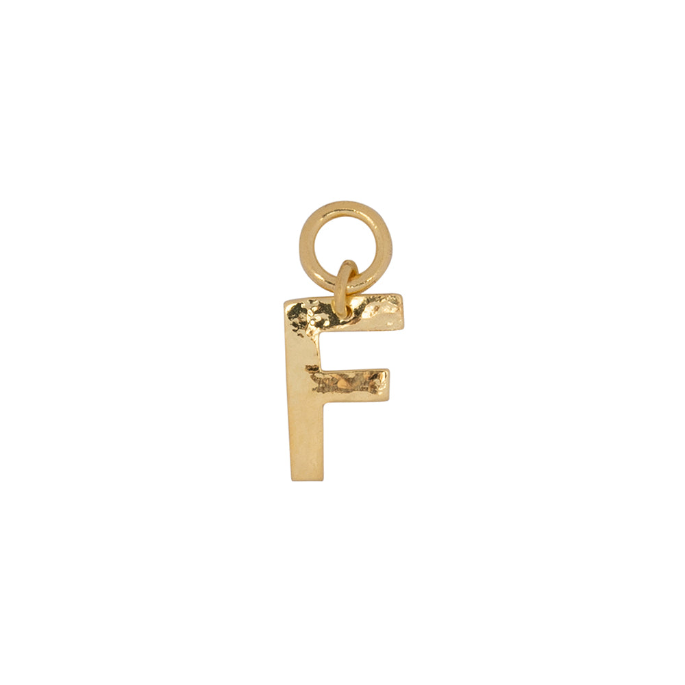 Letter Charm gold