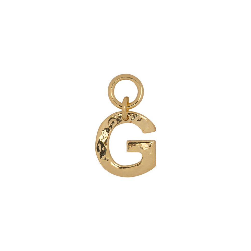 Letter Charm gold