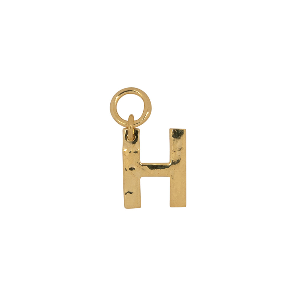 Letter Charm gold