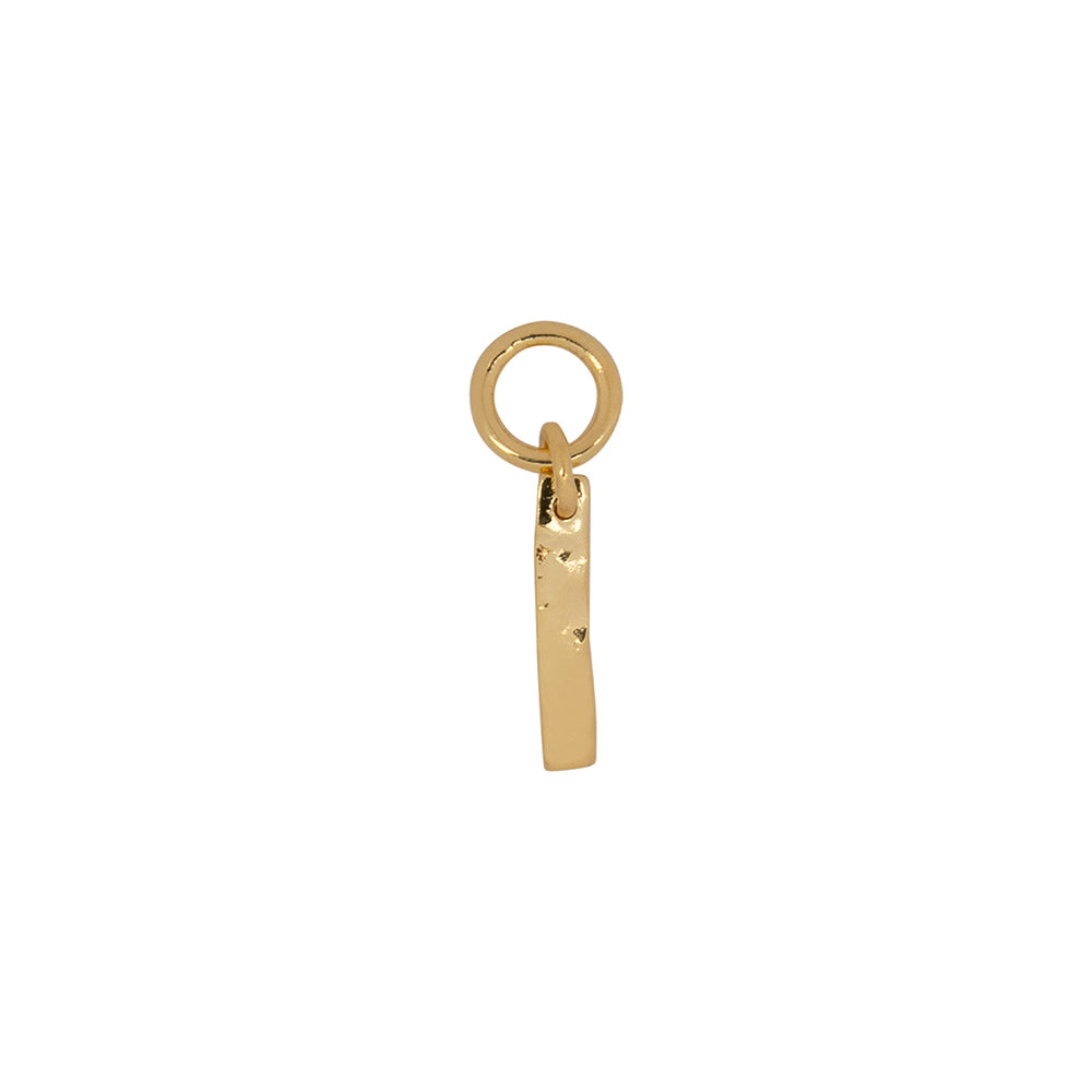 Letter Charm gold