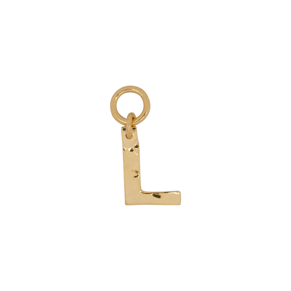 Letter Charm gold