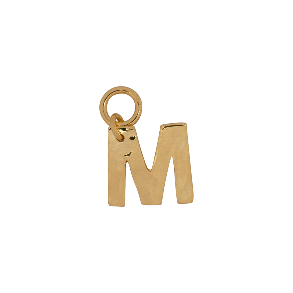 Letter Charm gold