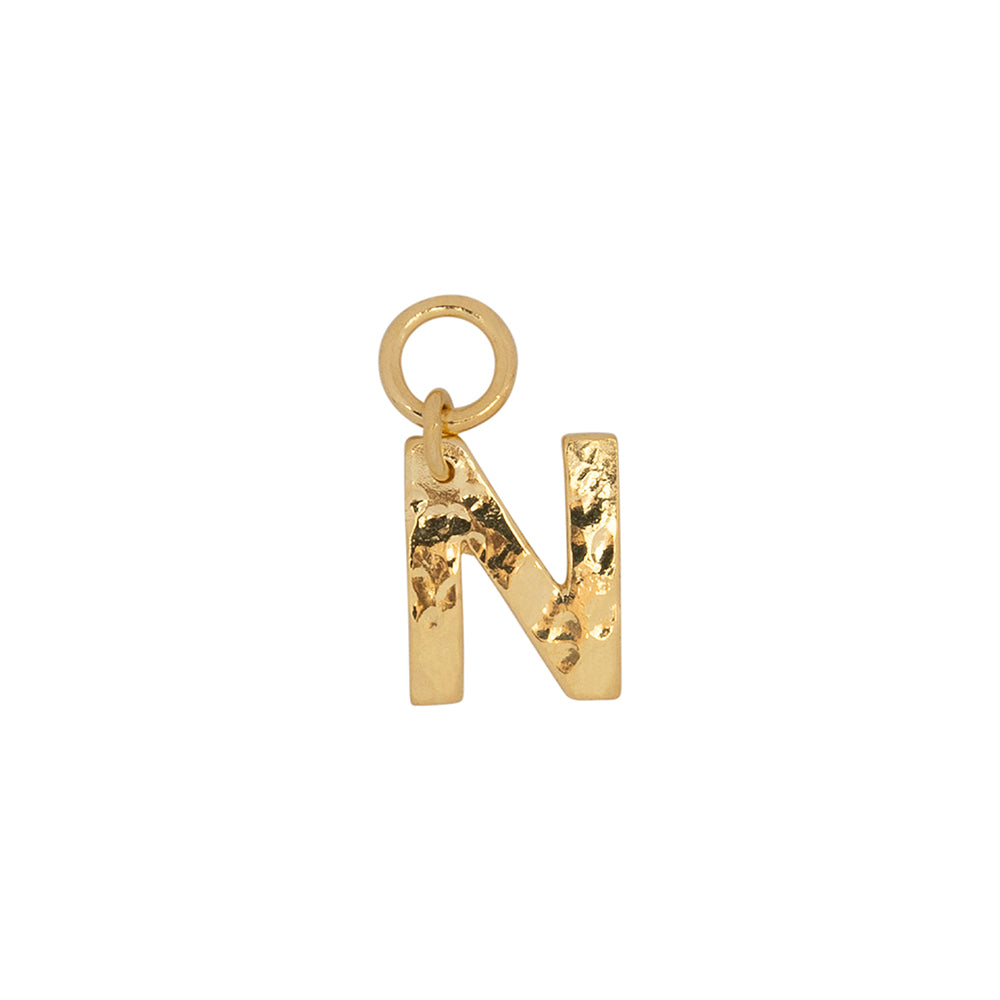 Letter Charm gold