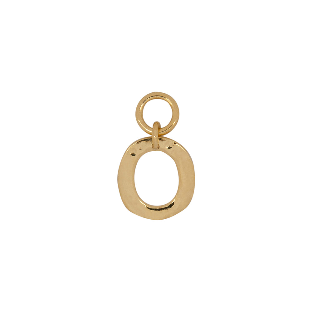Letter Charm gold