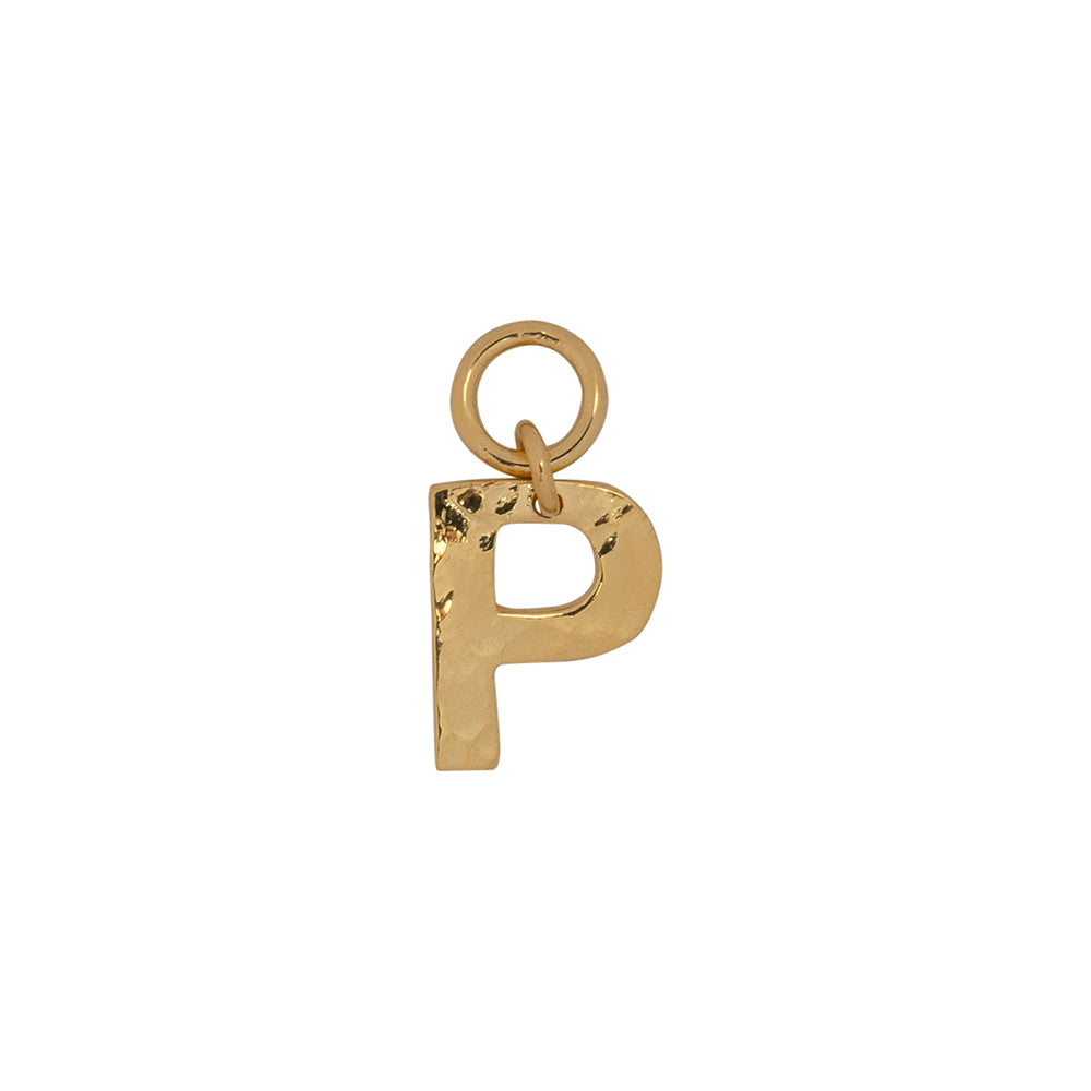 Letter Charm gold