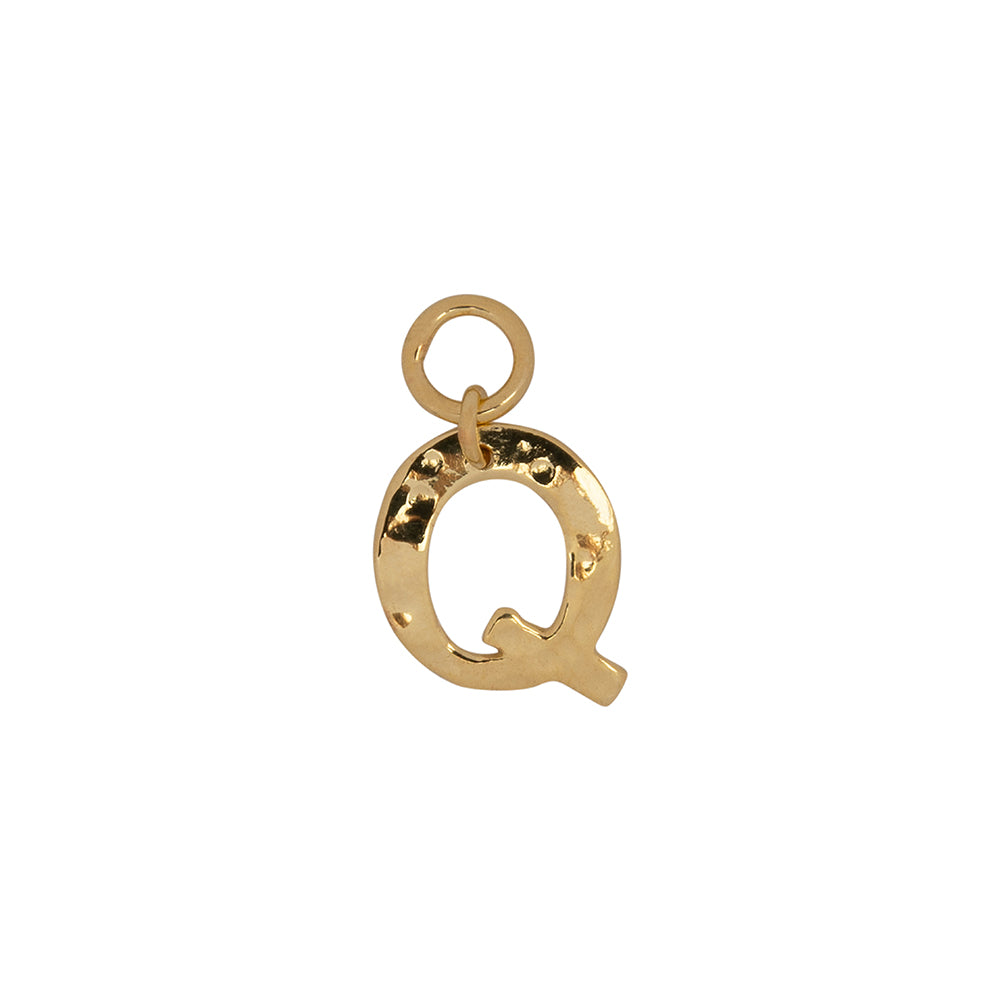 Letter Charm gold