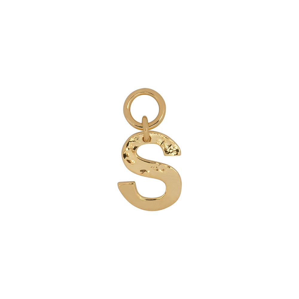Letter Charm gold